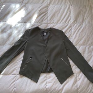 Army green blazer